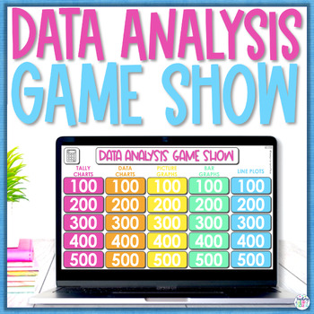 Preview of Data Analysis Game Show - Jeopardy Style Game Show NO-PREP