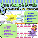 Data Analysis Digital Bundle for 6th Grade - Box Plots, Ch