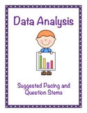 Data Analysis Pacing Guide and Question Stems