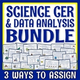 Data Analysis Practice and Science CER Worksheet Bundle
