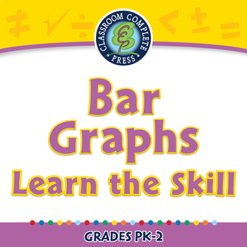 Preview of Data Analysis & Probability: Bar Graphs - Learn the Skill - NOTEBOOK Gr. PK-2