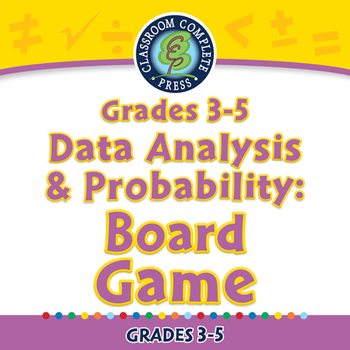 Preview of Data Analysis & Probability: Board Game - NOTEBOOK Gr. 3-5