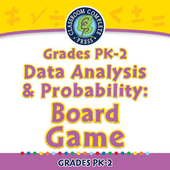 Preview of Data Analysis & Probability: Board Game - NOTEBOOK Gr. PK-2