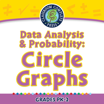 Preview of Data Analysis & Probability: Circle Graphs - PC Gr. PK-2