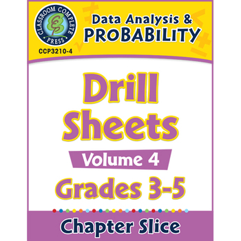 Preview of Data Analysis & Probability: Drill Sheets Vol. 4 Gr. 3-5