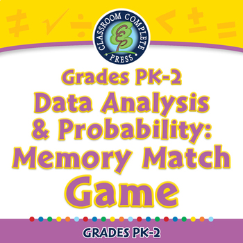 Preview of Data Analysis & Probability: Memory Match Game - MAC Gr. PK-2
