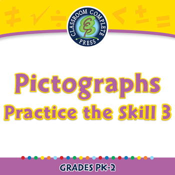 Preview of Data Analysis & Probability: Pictographs Practice the Skill 3 NOTEBOOK Gr. PK-2