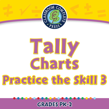 Preview of Data Analysis & Probability: Tally Charts Practice the Skill 3 NOTEBOOK Gr. PK-2