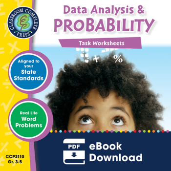 Preview of Data Analysis & Probability - Task Sheets Gr. 3-5