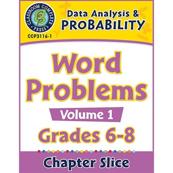 Preview of Data Analysis & Probability - Task Sheets Vol. 1 Gr. 6-8