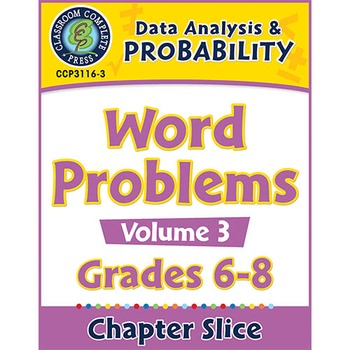 Preview of Data Analysis & Probability - Task Sheets Vol. 3 Gr. 6-8
