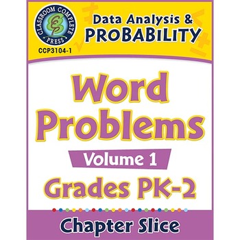 Preview of Data Analysis & Probability: Word Problems Vol. 1 Gr. PK-2