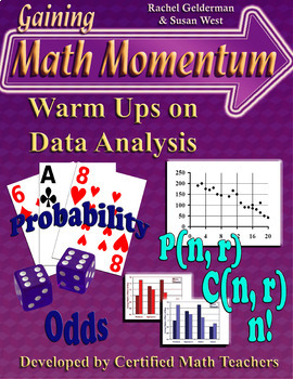 Preview of Data Analysis Review Warm-Ups - Probability & Statistics Bell Ringers - Level 2