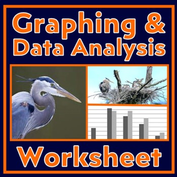 Preview of Data Analysis and Graphing Worksheet Scientific Method Practice (Herons)