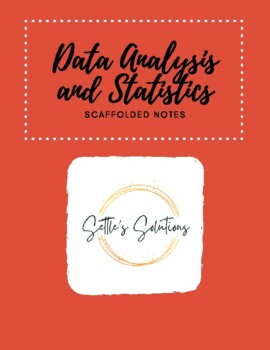 Preview of Data Analysis and Statistics Scaffolded Notes- FULL UNIT
