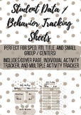 Data & Behavior Tracking Record Sheets for SPED, RTI, and 