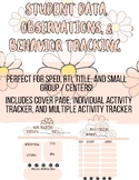 Data & Behavior Tracking Recording Sheets | Boho Flower RT