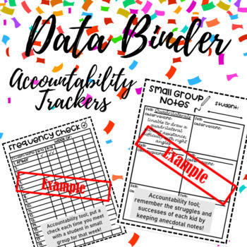 Preview of Data Binder Accountability Trackers