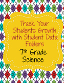 Data Binder/Folder Handouts for 7th Grade Science