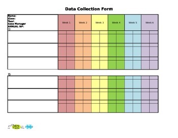 Preview of Data Collection Form