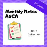 Data Collection: Monthly Delivery Services Printable