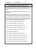 Data Collection Sheet for teaching face washing to student