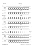 Data Collection Sheets