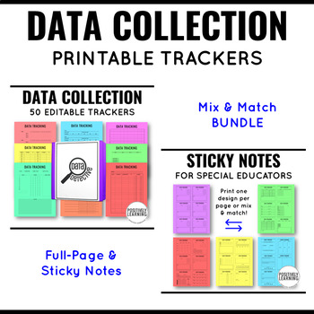 Preview of Data Collection Sheets and Trackers | Special Education Teachers Bundle