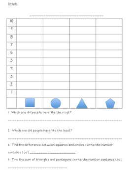 Data Collection and Graphing Homework by Katy Flannery | TpT