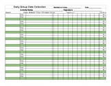 Data Collection for Groups - Daily and/or Monthly