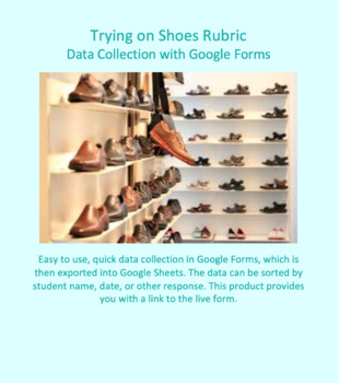 Preview of Data Collection for Trying on Shoes developed for Google Forms