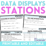 Data Displays Math Stations | Math Centers