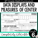 Data Displays Unit 6th Grade Math Curriculum