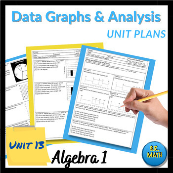 Preview of Data Displays and Analysis Unit Plans:  Algebra 1 Keystone Unit 13