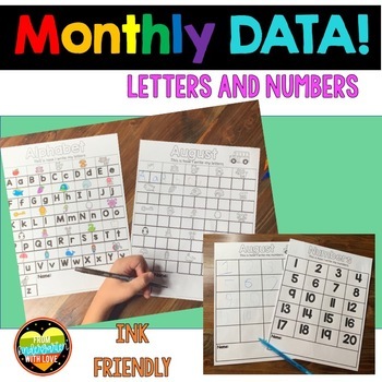 Preview of Data Folder  Letter Writing and Number