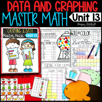 Preview of Data & Graphing Guided Master Math Unit 13