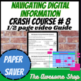 Data & Info graphics: Crash Course Navigating Digital Info