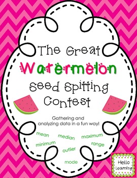Preview of Data Landmarks- Watermelon Seed Spitting Contest