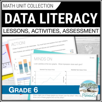 Preview of Data Management Unit: Reading Graphs Collecting & Analyzing Data Grade 6 Ontario