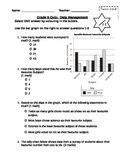 Data Management Unit Test/Quiz - Grade 5 - 6
