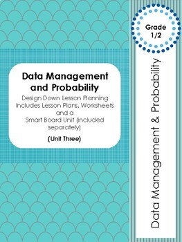 Preview of Unit 3 Data Management and Probability Grade 1-2