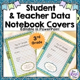 Data Notebook Covers, Backs and Spines for 3rd Grade - Edi