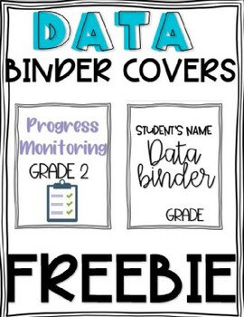 Preview of Data & Progress Monitoring Binder Cover