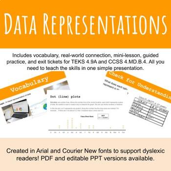 Preview of Data Representations PowerPoint Slides (Editable PPT Form)