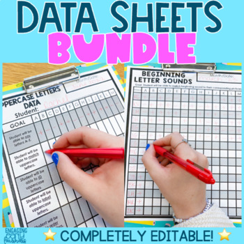 Preview of Data Sheets For Preschool Special Education BUNDLE