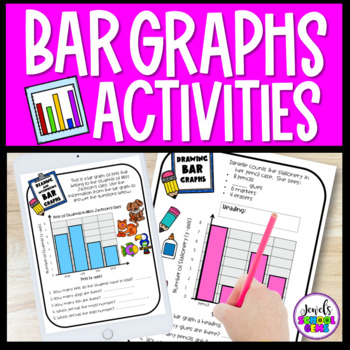 Preview of Data Sorting and Bar Graphs Worksheets & Activities
