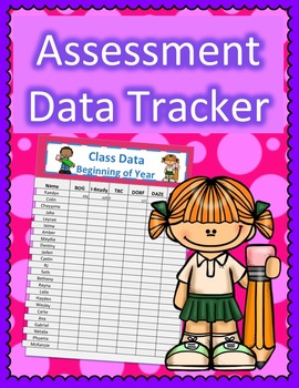 Preview of Assessment Data Tracker
