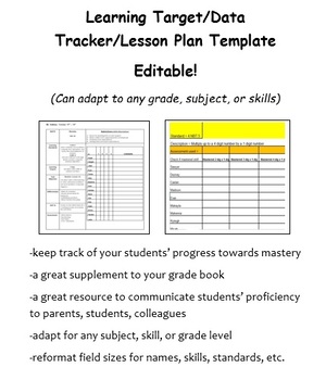 Preview of Data Trackers-easily track students' skills/standards-BUNDLE!