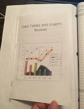 Preview of Data Tables and Graphs Booklet