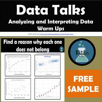 Preview of Analyzing and Interpreting Data NGSS Data Talk Warm Up Sample